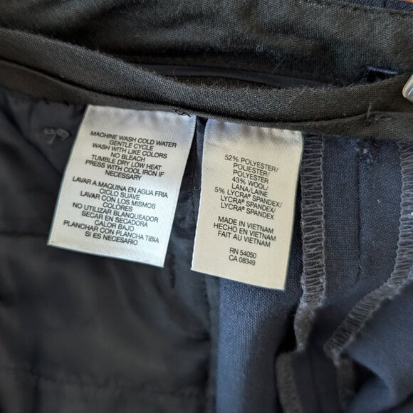 JONES NEW YORK Navy Dress Pants Women's Size 6-8 - Picture 7 of 11
